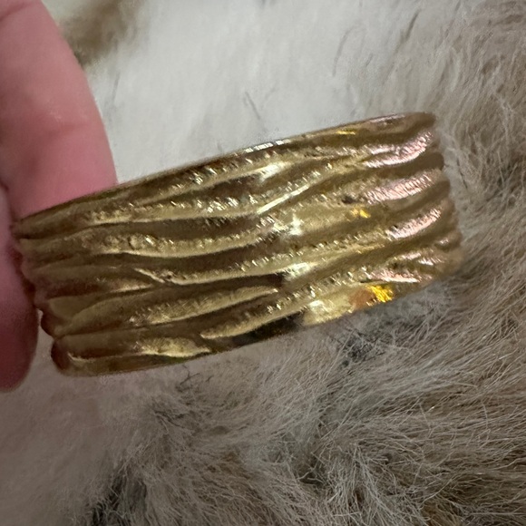 Rustic Cuff Gold Cuff - Picture 1 of 4
